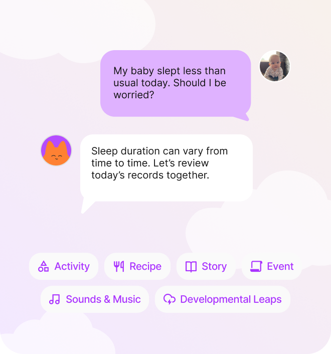 AI assistant chat screen in the Yuppo app
