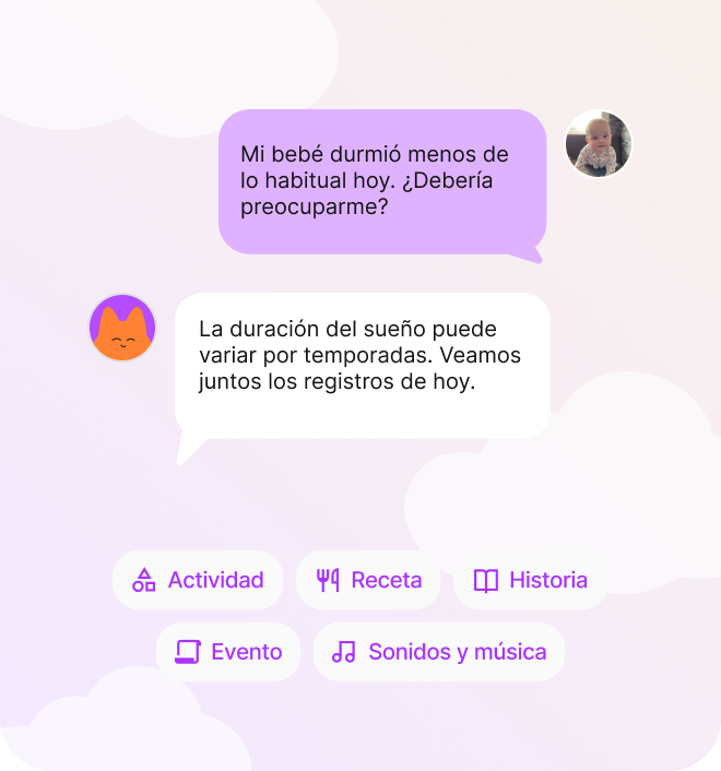 Pantalla del chat con el asistente de IA en la app de Yuppo