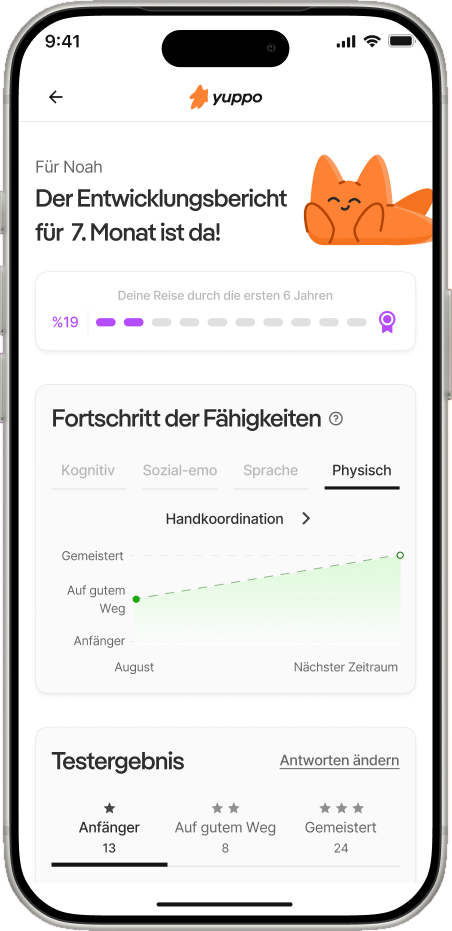 Yuppo Star Ansicht des Entwicklungsberichts
