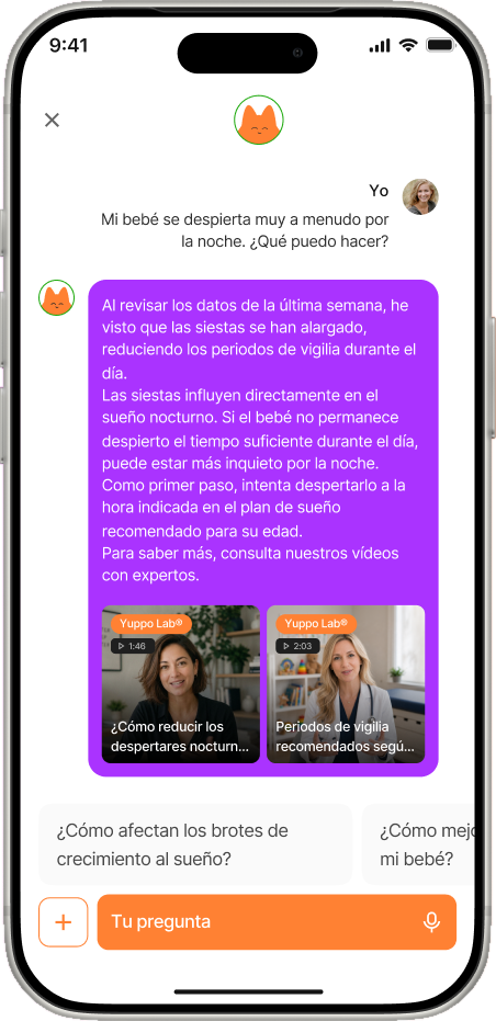 Pantalla de respuestas de expertos de Yuppo Star