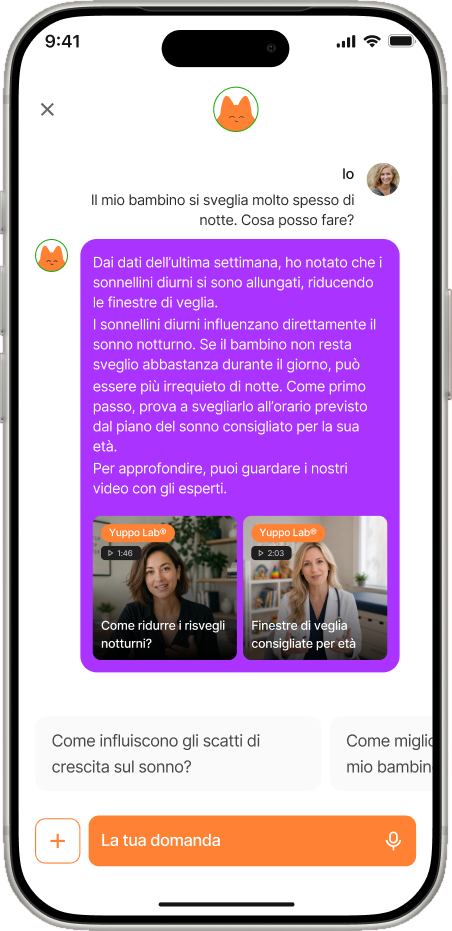 Schermata delle risposte degli esperti di Yuppo Star